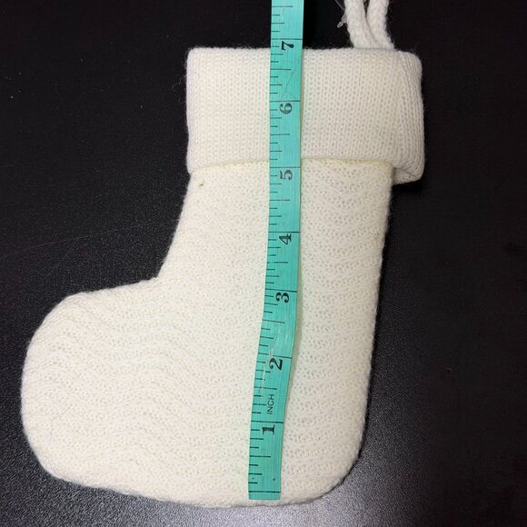 Nordstrom Initial D Embroidered Mini Christmas Stocking Scrunchies Holiday Gifts - Picture 4 of 8